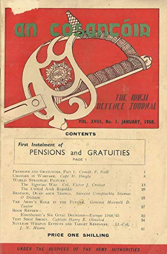 An Cosantóir - Vol XVII (18), No 1, January 1958 - The Irish Defence Journal
