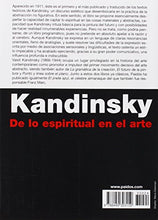 Load image into Gallery viewer, de Lo Espiritual En El Arte (Paidos Estetica/ Paidos Aesthetics)