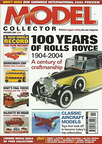 Model Collector magazine - Volume 18, Number 11, Whole Number 195, November 2004