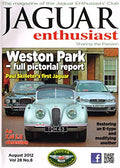 Jaguar Enthusiast magazine, August 2012, Vol 28, No 8 - The Magazine of the Jaguar Enthusiasts' Club - Sharing the Passion