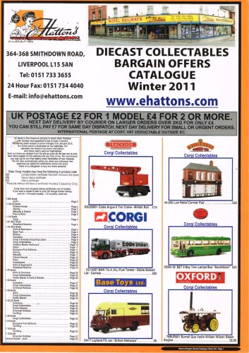 Hatton's Catalogue, Winter 2011 - Diecast Collectables, Bargain Offers