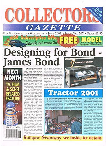 Collectors Gazette magazine, Number 207, June 2001 - For Toy Collectors Worldwide