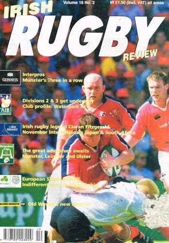Irish Rugby Review, Vol 18, No 2, 2000 - Interpros, AIB League, Ciaran Fitzgerald, November internationals in Japan and South Africa, European Shield, Old Wesley