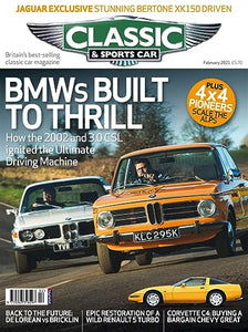 Classic and Sports Car magazine, February 2021: BMW 2002 and 3.0 CSL, De Lorean, Renault 5 Turbo, Chevrolet Corvette C4, Jaguar Bertone XK150