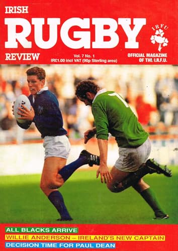 Irish Rugby Review, Vol 7, No 1, November 1989: Official magazine of the IRFU - All Blacks arrive, Willie Anderson new captain, decision time for Paul Dean