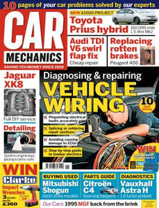 Car Mechanics magazine, November 2016: vehicle wiring, Jaguar XK8, Toyota Prius Mk2, Audi TDI V6 swirl flap, Peugeot 406 brakes, Mitsubishi Shogun, Citroen C4, Vauxhall Astra H diagnostics