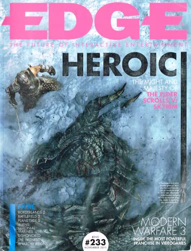 Edge magazine, No 233, November 2011, The Future of Interactive Entertainment - Elder Scrolls V: Skyrim