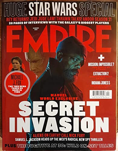 Empire UK Magazine Summer 2023 Secret Invasion Michael J.Fox