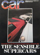 CAR magazine 02/1987 featuring Renault Alpine GTA, Lotus Esprit, Lancia, Porsche, Honda