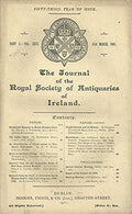 The Journal of the Royal Society of Antiquities of Ireland, Part 1, Volume XXXI (31), 31st March 1901