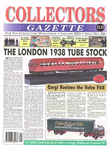 Collectors Gazette magazine, Number 226, January 2003 - For Toy Collectors Worldwide