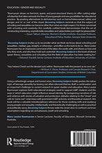Load image into Gallery viewer, Becoming Subjects: Sexualities and Secondary Schooling (Reconstructing the Public Sphere in Curriculum Studies)
