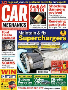 Car Mechanics magazine, May 2017: superchargers, Ford Fiesta EcoBookst diagnostics, Audi A4 2.0 TDI common-rail, BMW 1-series dampers, Subaru Forester, Volvo V50 spares, Citroen C2 clutch