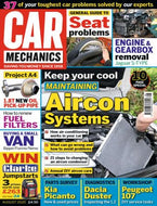 Car Mechanics magazine, August 2020: aircon systems, Audi A4 1.8t oil pickup pipe, Jaguar S-Type engine and gearbox removal, Kia Picanto, Dacia Duster diagnostics, Peugeot 107