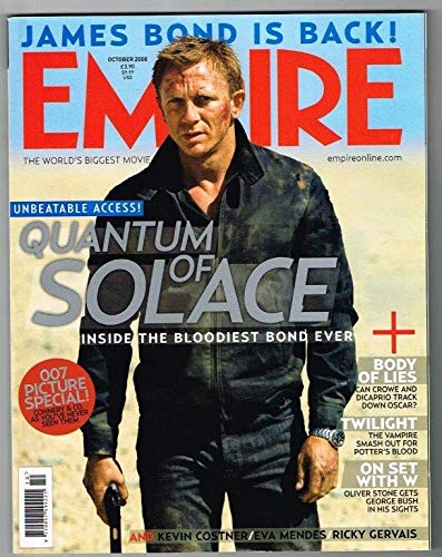 Empire Magazine No. 232, October 2008 James Bond Quantum of Solace - Twilight