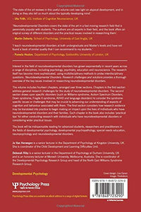 Neurodevelopmental Disorders: Research challenges and solutions (Research Methods in Developmental Psychology: A Handbook Series)