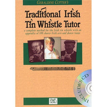 Load image into Gallery viewer, Geraldine Cotter's Traditional Irish Tin Whistle Tutor. Sheet Music, CD for Pennywhistle