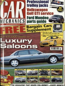 Car Mechanics magazine, July 2011: luxury saloons, Jaguar XJ, Volkswagen Golf Gti, Ford Mondeo parts