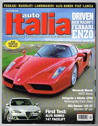 Auto Italia Magazine January 2005 - Driven: Nick Mason's Ferrari Enzo