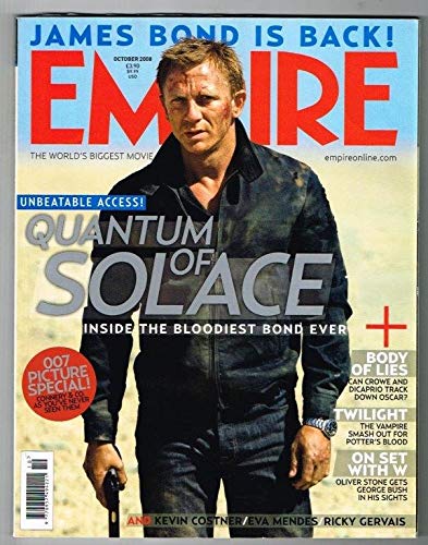 Empire Magazine, No.232, October 2008: James Bond Quantum of Solace