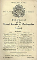 The Journal of the Royal Society of Antiquities of Ireland, Part 3, Volume XXXVIII (38), 30th September 1908