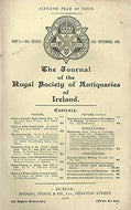 The Journal of the Royal Society of Antiquities of Ireland, Part 3, Volume XXXVIII (38), 30th September 1908