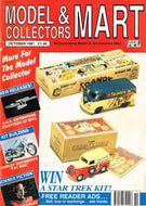 Model and Collectors Mart magazine, October 1991 - incorporating Model and Accessories Mart. Star Trek, Ertl USS Enterprise, Harley Davidson Fat Bob, Captain Scarlet in vinyl.