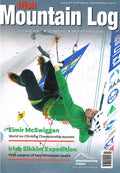 Irish Mountain Log, Issue 121, Spring 2017: Hillwalking, Climbing, Mountaineering. Eimir McSwiggan, World Ice-climbing Championship, Irish Sikkim Expedition