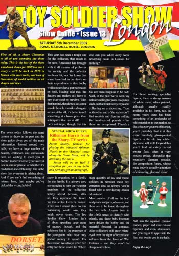 Toy Soldier Show London - Show Guide, Issue 13, Satruday 5th December 2009, Royal National Hotel London