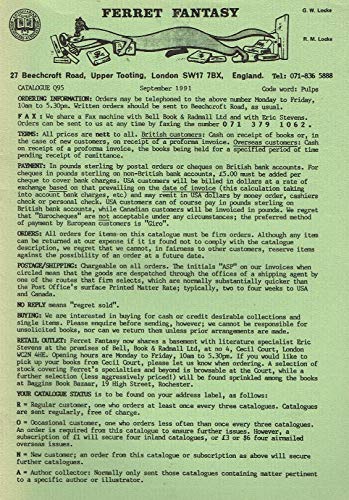 Ferret Fantasy - Catalogue Q95, September 1991