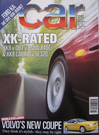CAR magazine 11/1996 featuring Jaguar, BMW 840Ci, Aston Martin, Porsche, Mercedes, Volvo