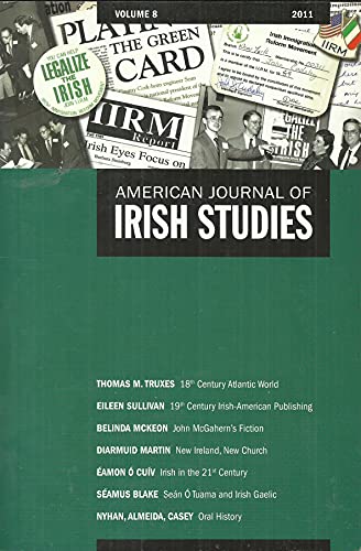 American Journal of Irish Studies, Volume 8, 2011