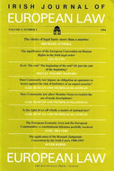 Irish Journal of European Law Vol 3 No 1 1994