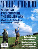 The Field magazine, November 2002: shooting Frenchman in the English way, terriers, James Bond, British soldiers in the First World War