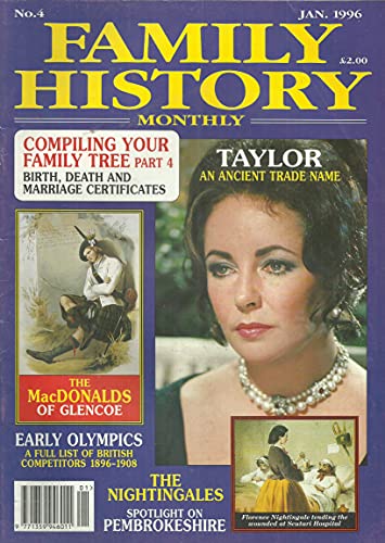 Family History Monthly - No. 4, January 1996