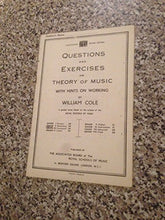 Load image into Gallery viewer, Questions and Exercises on Theory of Music Grade II