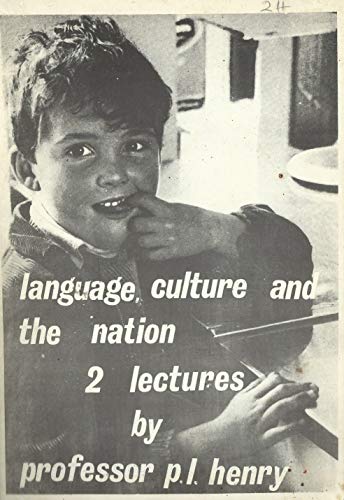 Language, Culture and the Nation 2 Lectures