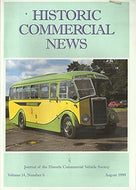 Historic Commercial News, Volume 14, Number 6, August 1999 - Journal of the Historic Commercial Vehicle Society