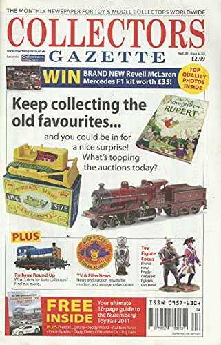 Collectors Gazette magazine, Number 325, April 2011 - The Monthly Newspaper for Toy and Model Collectors Worldwide