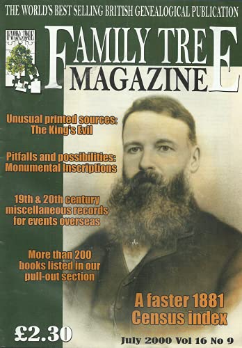 Family Tree Magazine, July 2000, Volume 16, Number 9