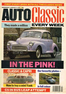 AutoClassic magazine/newspaper, Wednesday January 9 1991 (Auto Classic)