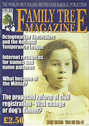 Family Tree Magazine, July 2002, Volume 18, Number 9