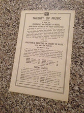 Load image into Gallery viewer, Questions and Exercises on Theory of Music Grade II