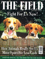 The Field magazine, September 1999 - shooting special, how animals really see us, moor sport