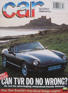 CAR MAGAZINE 02/1993 featuring TVR Chimaera, Alfa Romeo, Vauxhall, Lancia, Ferrari, AC, Lamborghini