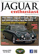 Jaguar Enthusiast magazine, January 2013, Vol 29, No 1 - The Magazine of the Jaguar Enthusiasts' Club - Sharing the Passion
