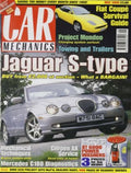 Car Mechanics magazine, May 2008: Jaguar S-Type, Ford Mondeo charging, Fiat Coupé, Citroen AX, Mercedes C180