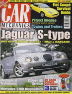 Car Mechanics magazine, May 2008: Jaguar S-Type, Ford Mondeo charging, Fiat Coupé, Citroen AX, Mercedes C180