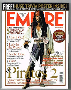 Empire Magazine No.206 August 2006 MBox1363 Pirates 2 - Cars! - Miami Vice!