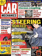 Car Mechanics magazine, December 2018: steering, Nissan Qashqai diagnostics, Volkswagen Golf MkV wing, Audi TT Mk1, Honda Civic Type R parts, Land Rover Freelander viscous coupling